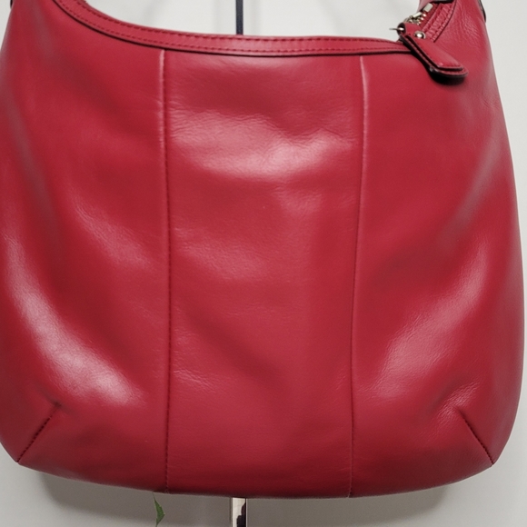 Coach Kristen Woven Leather Hobo/Crossbody Purse E1269-19314 - Picture 5 of 12